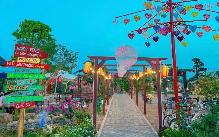 Cafe cắm trại Đồng Gió Phước Hải