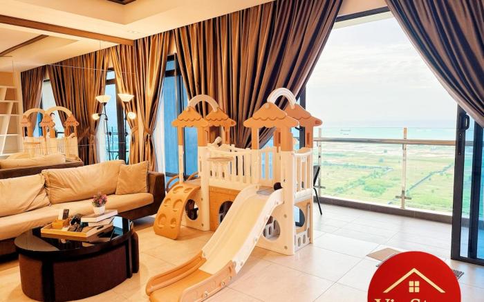 Atlantis Luxurious Design 9Pax | 全海景&夕阳景色 | 小孩滑梯 |