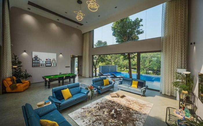 SaffronStays Six Degrees 6BHK Grey Pool, Alibaug 