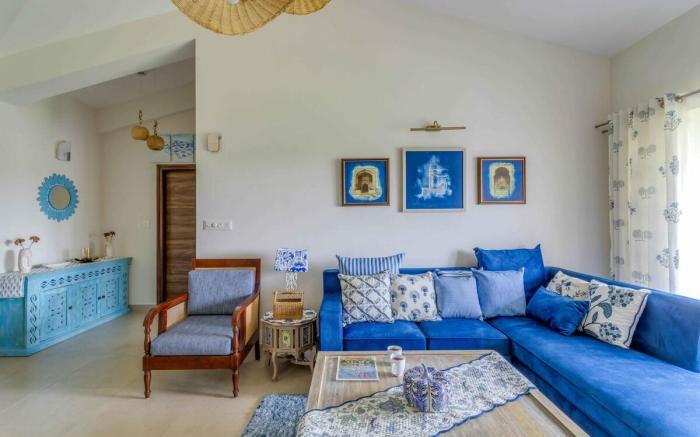 tisyastays | Blue Haven 2BHK with Pool & Gym