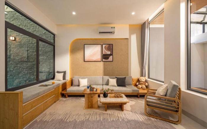 N to M Villa-pool 5 mins walk to MyKhe beachFullAC