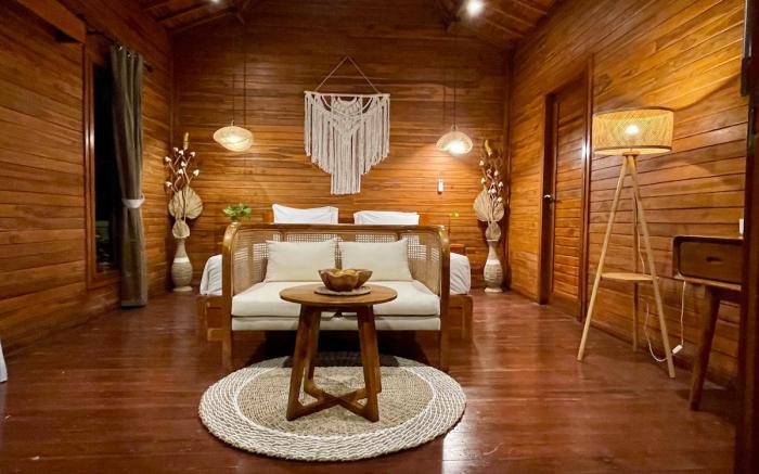 Eco 1Br Villa in Rice Fields Jungle View