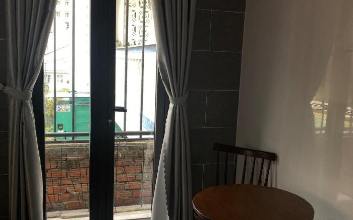 Extremely chill sunrise window view room.