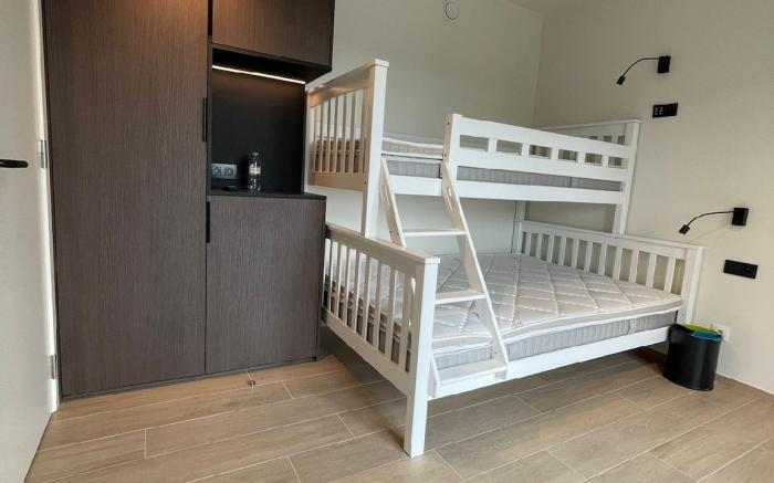 Family room with terrace - kingsize bed + bunk bed