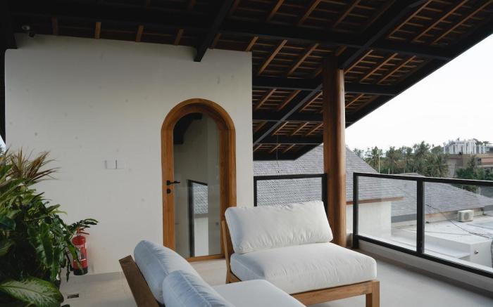 Villa Pantai Seseh-1b Rooftop Beach & Rice View