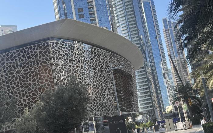 In front of Burj khalifa