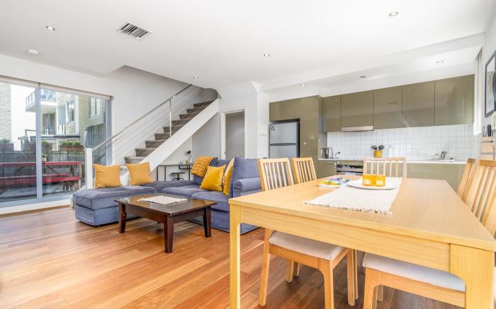 Modern Two-Story City Pad With Pool, Gym & Sauna