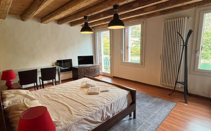 Awakening on the River: Room with Private Bathroom