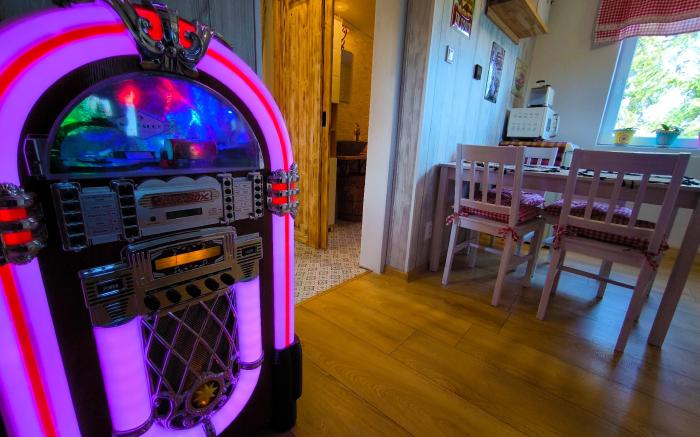 Zlatokopecká chata Arizona s koupacím sudem