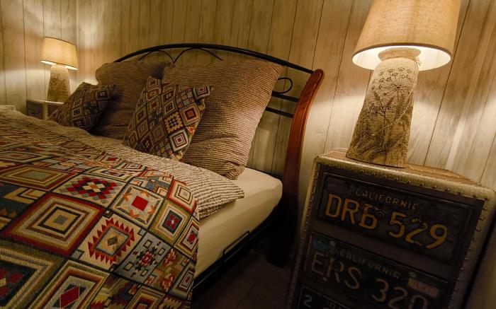 Zlatokopecká chata Arizona s koupacím sudem