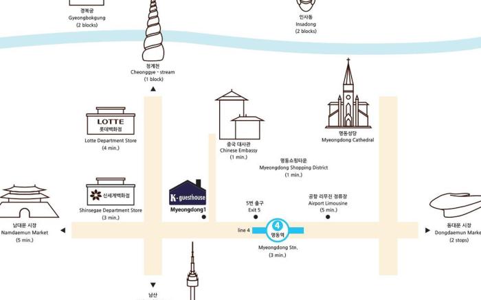 K-Guesthouse Myeongdong 1
