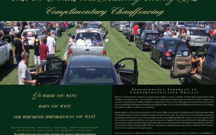 Dignitary Discretion Coachella Valley