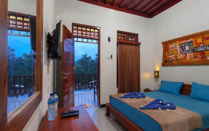 Pemandangan kota yang Indah di homestay ini