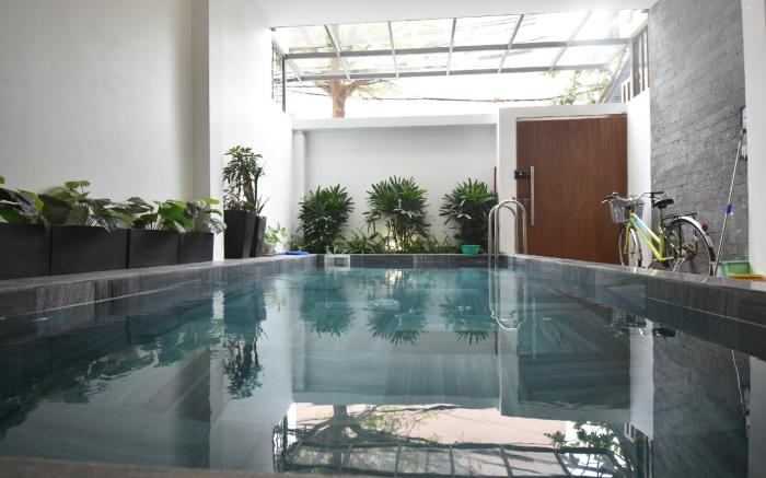 Brian pool villa 4 Bedrooms-5'walktoMyKhe Beach.