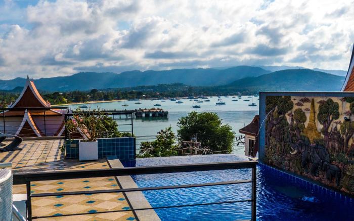 Sea Beach front pool " Celebrity Ocean View Villa 