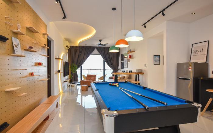 D'Maneki Full Seaview Suite【Pool Table & Bathtub】