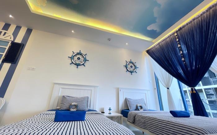 Mediterranean Sea - Gala Mediterranean Sea Beautiful Scenery Themed Homestay