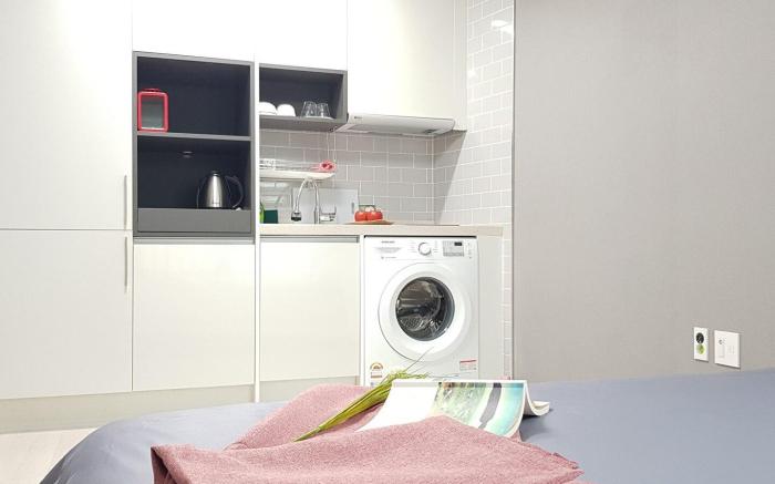 ARAPALACE 503 (2 beds) Dongmun Market 10 minutes, near airport, city view, cooking/laundry available