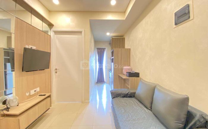 Pleasant 1BR at Parahyangan Residence By Travelio