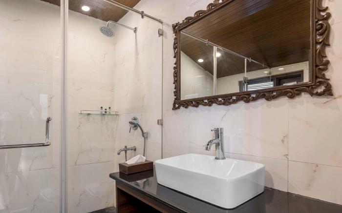 StayVista at Pine Estate with Outdoor Jacuzzi