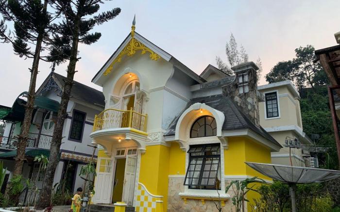 Villa Wubao 3 Kamar di Kota Bunga Puncak
