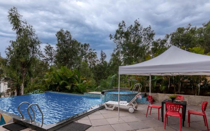 StayVista's Chimney Cottage with Sprawling Lawns