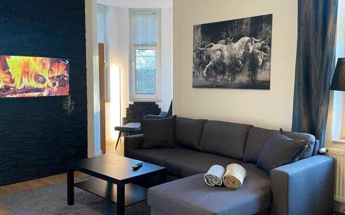 Ferienwohnung mit Blick auf die Saline