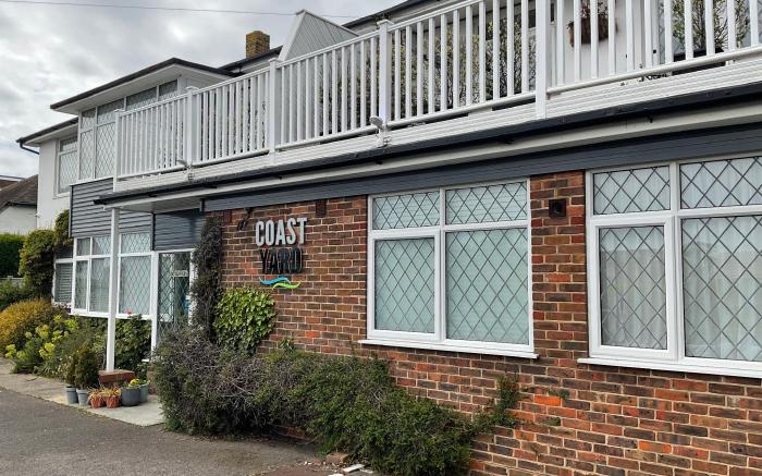 The Coastyard Hotel and garden Chalets.