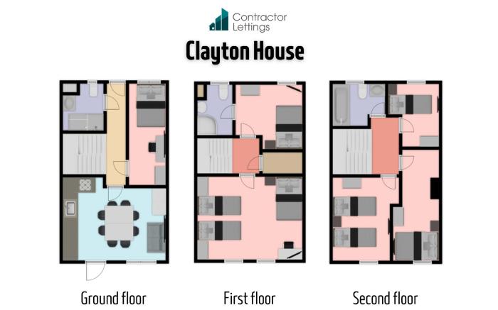 Six(6)-bedroom Contractor House ★ 9Beds ★ Netflix 