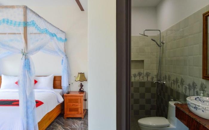 Bluesand An Bang Homestay - Deluxe Double Balcony