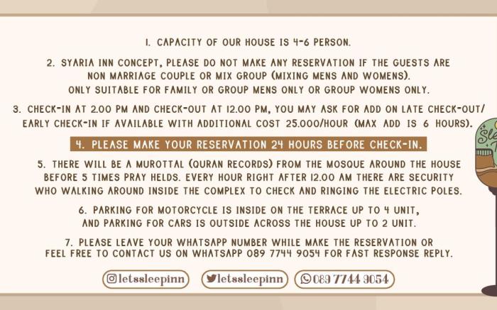 Sleep Inn (Non Marriage Couple Not Allowed)