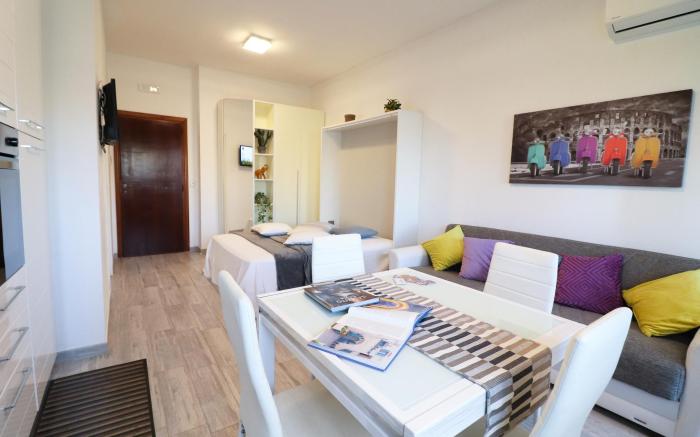 Holiday House casa Vacanze Alba A Otranto with balcony and air conditioning