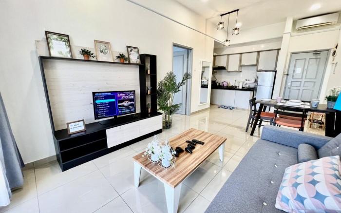 Central Condo 3pax/1room/Wi-fi/frnt Mahkota Parade