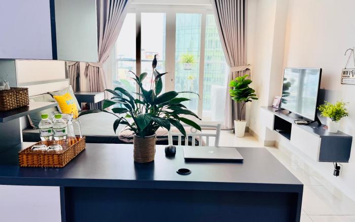 ❤️Jolie Home❤️private flat★Free Pool⭐5' to airport