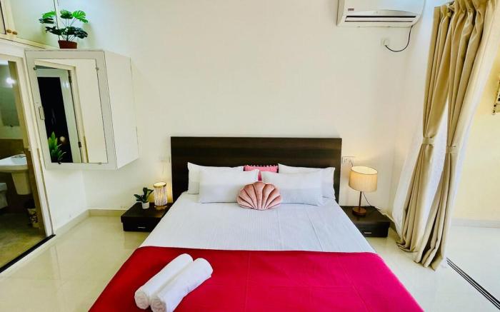 Lux 2BHK Holiday Home wt pool nr Calangute Beach