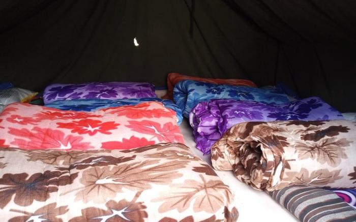 Himalayan hills tent accomodation