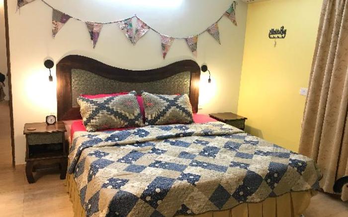 Pool and Garden Facing Apartment in Riviera Foothills Near Baga, Arpora