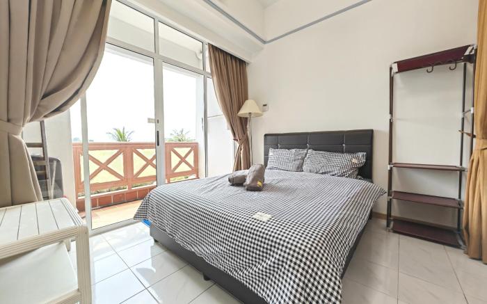 Costa Mahkota Relaxing Seaview 2BR 5pax Town Area