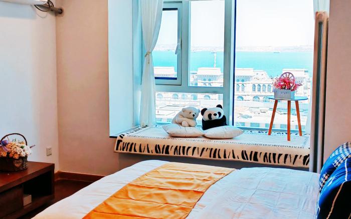 Dalian Venice Water City Ocean View Loft Duplex Ocean View Room for 5 People