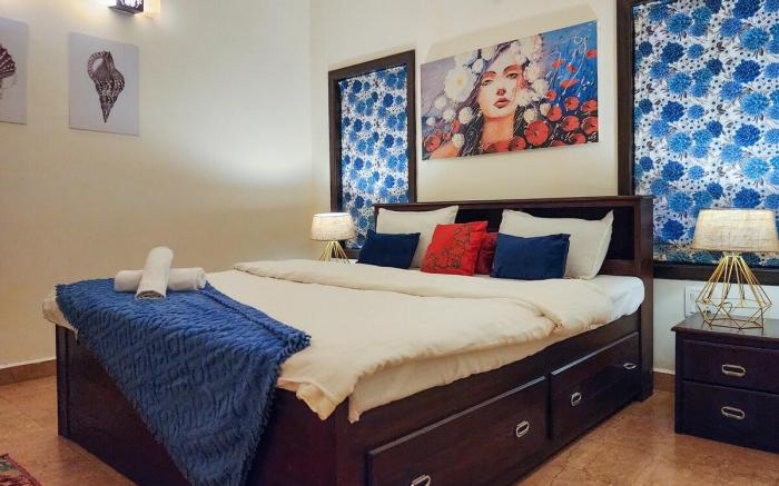 Beach front 4bhk private villa at Morjim