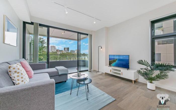 KozyGuru Wolli Creek Kozy 1 Bed Apt Sydney City