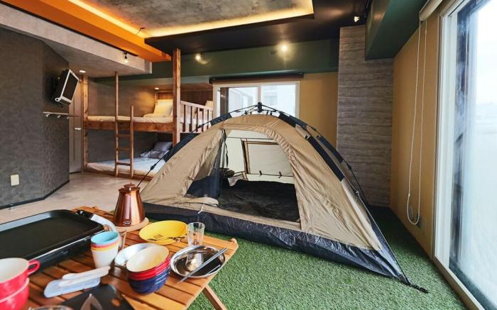 MolinHotels506~SapporoOnsenStory~CampRoom  S-beds6