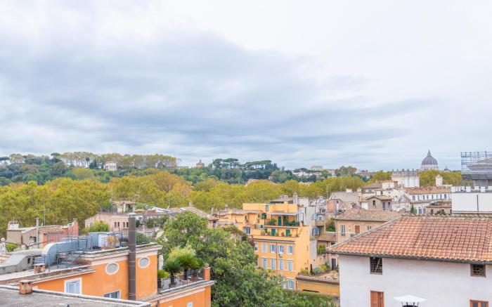 Heart braking view studio in Rome