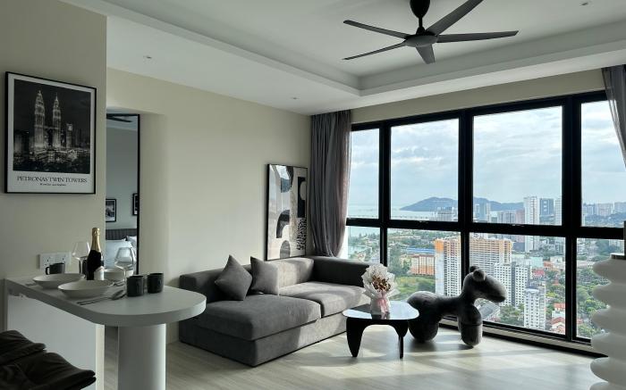 DD Condominium 2Bedroom 10pax Sea view PENANG 