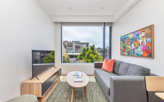 Studio with city views