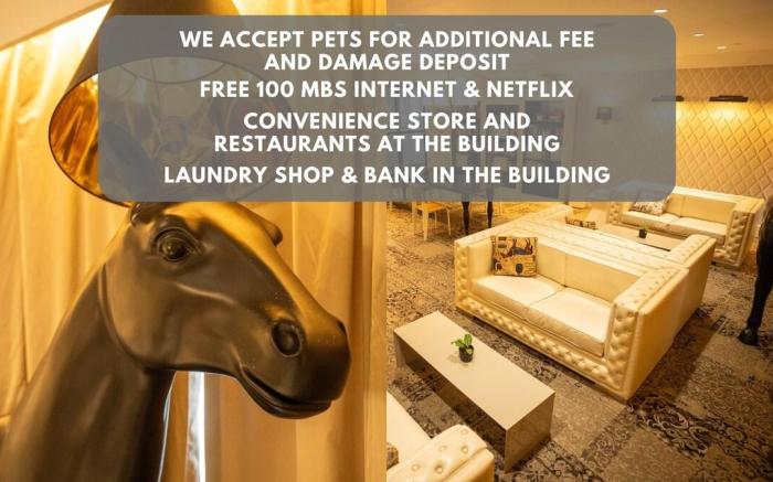 Studio | Netflix 40" TV | fast net | Makati center