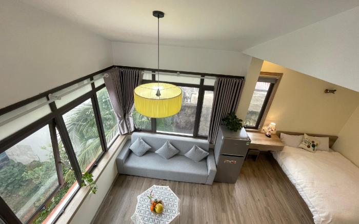 Rooftop 401 2 bed/view vườn/sân vườn rộng/yên tĩnh