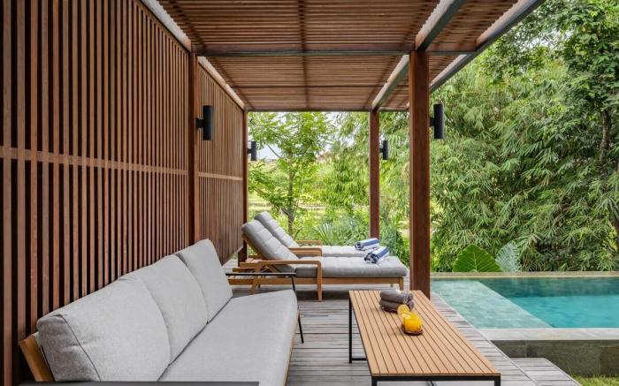 The Frame combines modern design with nature.