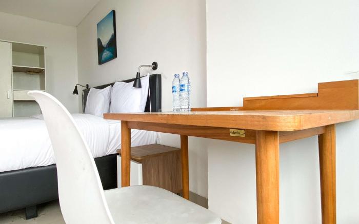 Minimalist Studio at Enviro Apartment By Travelio