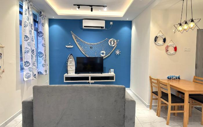 Blue Ocean House 6pax 3br DatoOnn JB| Wifi Netflix